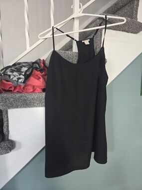 J. Crew Black Spaghetti Strap Tank Top